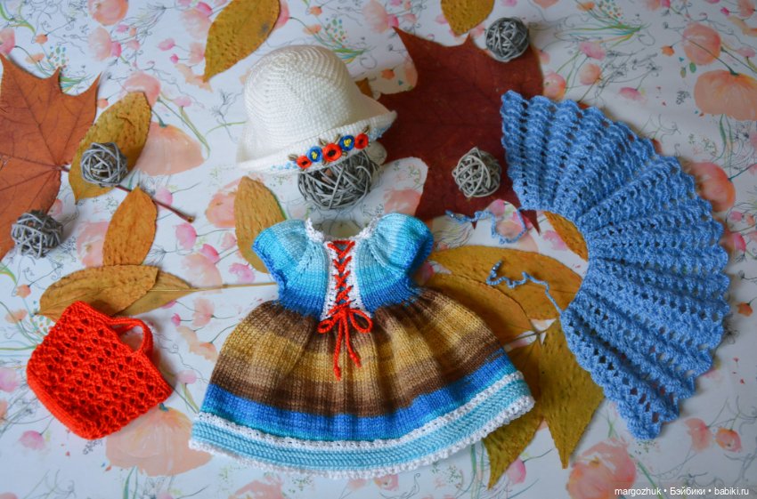 Одежда для кукол - Комплект «Маков цвет» на кукол Paola Reina, Minouche ...