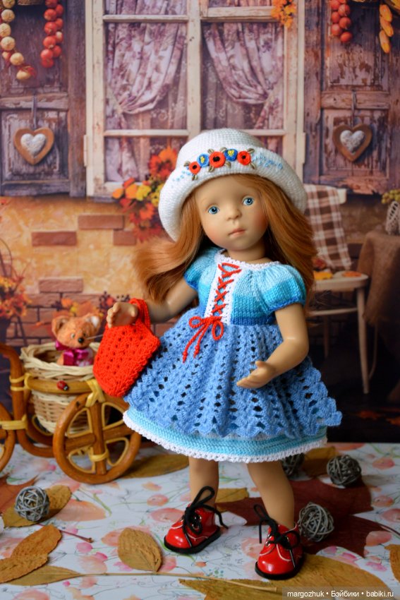 Одежда для кукол - Комплект «Маков цвет» на кукол Paola Reina, Minouche ...