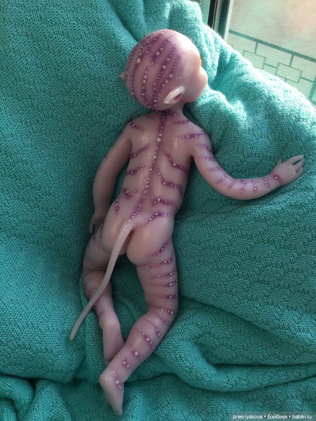 Силиконовая кукла-реборн розовый аватар Виола (фото 2)
