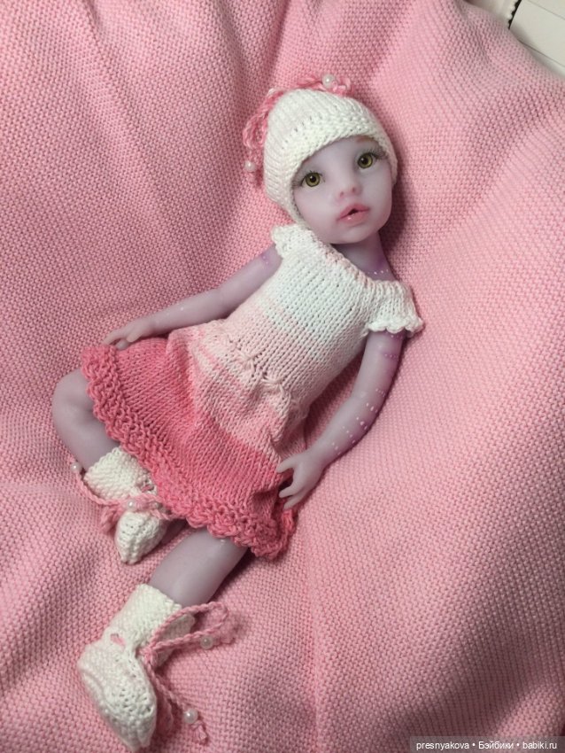 Силиконовая кукла-реборн розовый аватар Виола