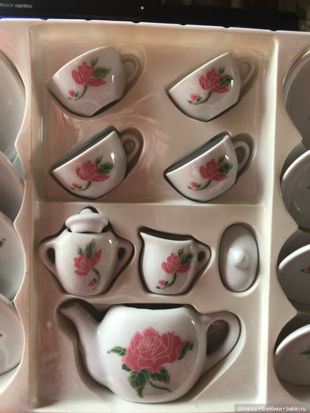 Фарфоровый сервиз для кукол (фото 7)