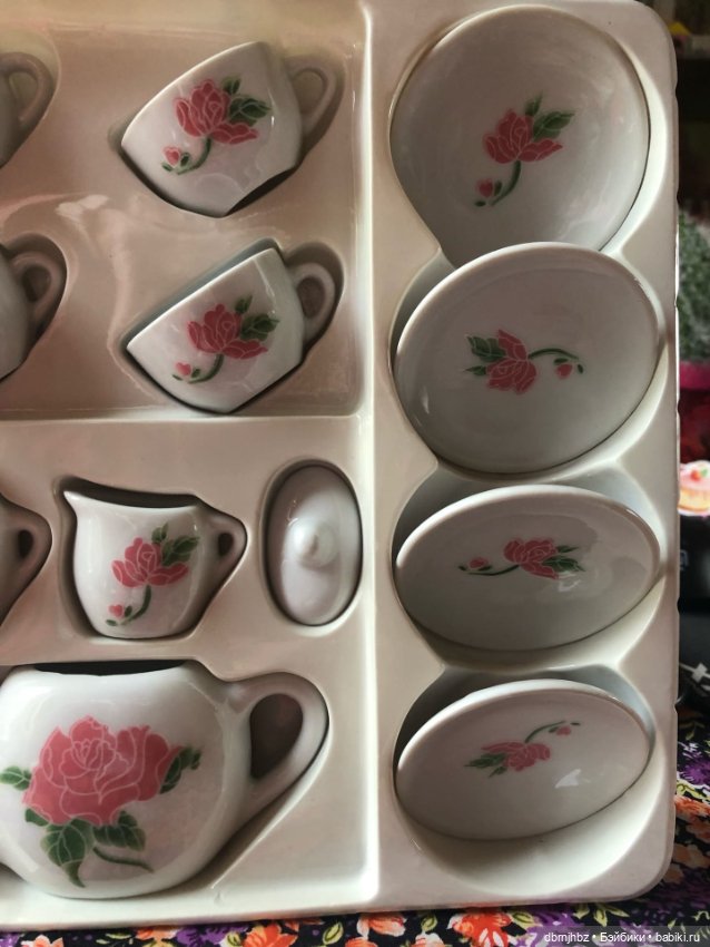 Фарфоровый сервиз для кукол (фото 8)