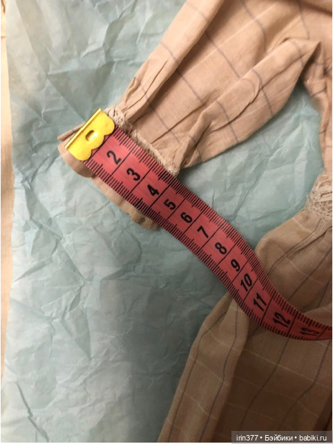 Платье с жилеткой для антикварной куклы (фото 5)