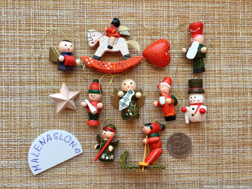 Скидка!!! Деревянные новогодние игрушки (фото 2)