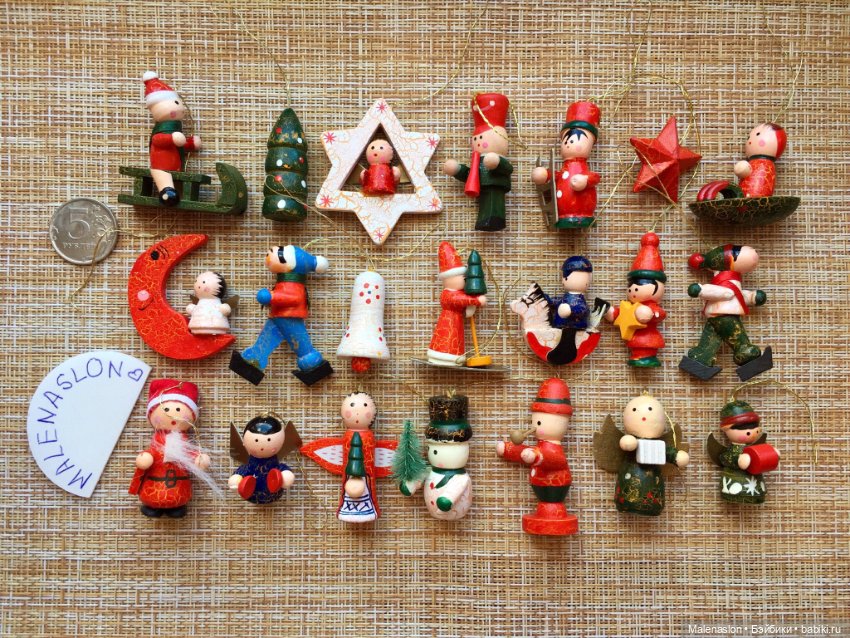 Скидка!!! Деревянные новогодние игрушки