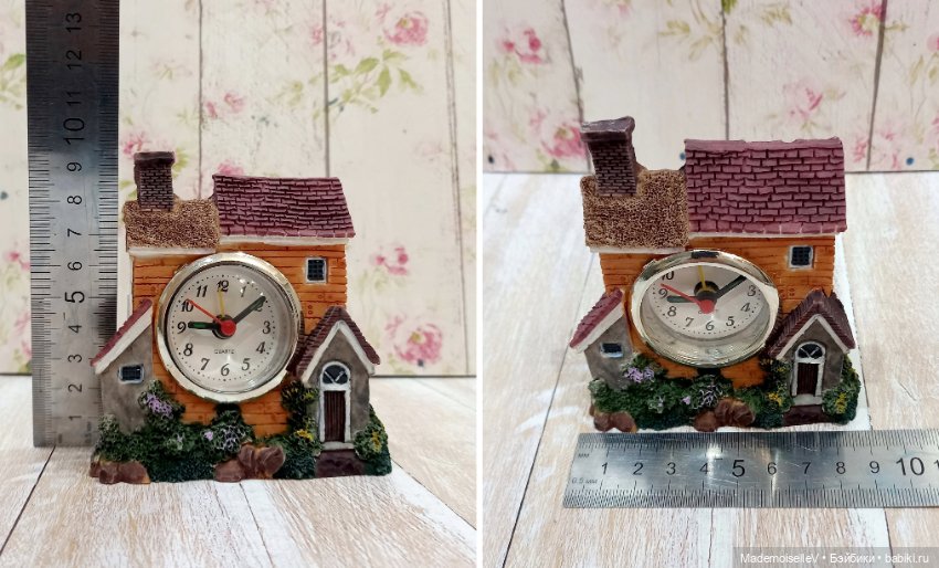 Домики с часами — Статуэтки