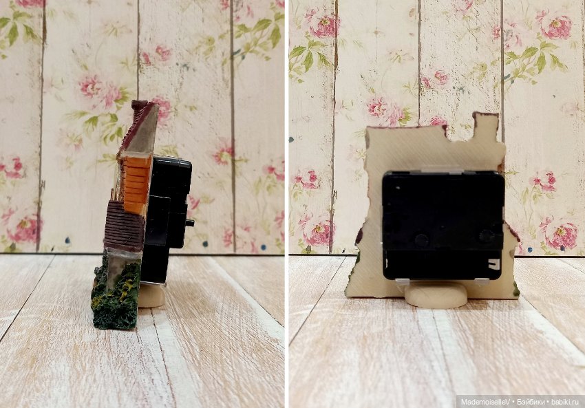 Домики с часами — Статуэтки