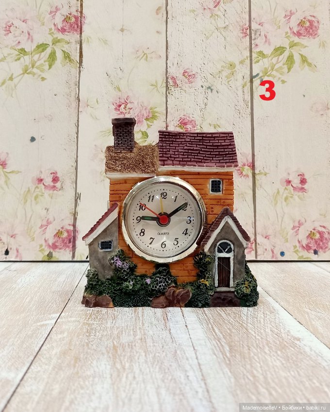 Домики с часами — Статуэтки