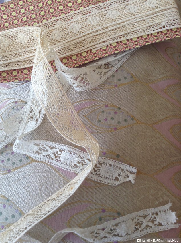 Лот стариных штучек для пошива и украшения . Для антикварных и винтажных кукол (фото 9)