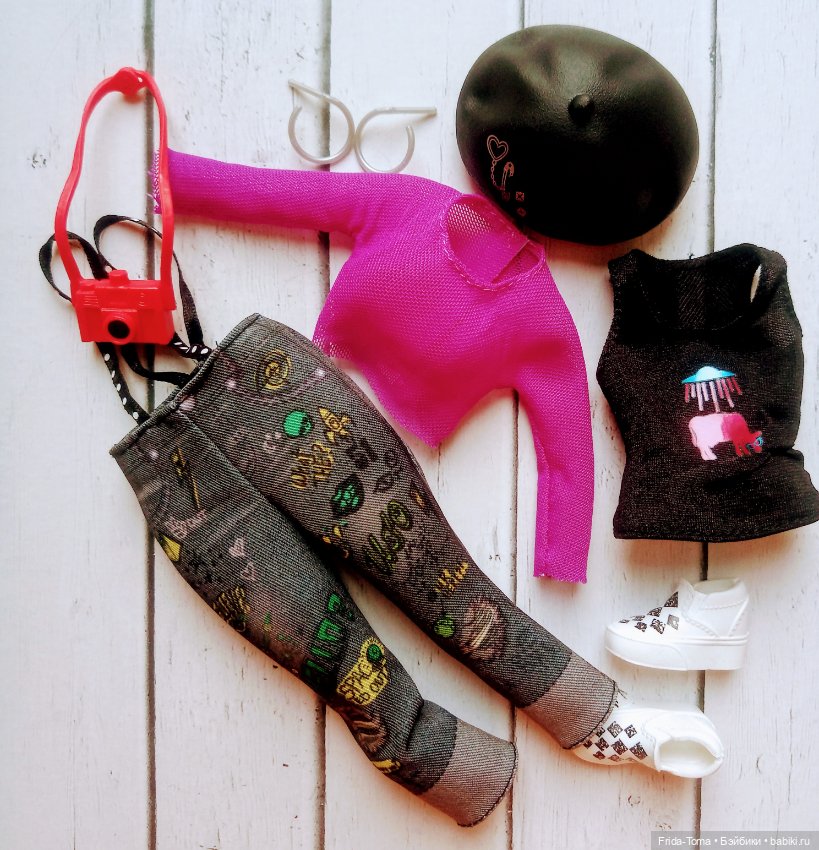 Аутфит Дикие сердца Кенна джинсы фотоаппарат (фото 3)