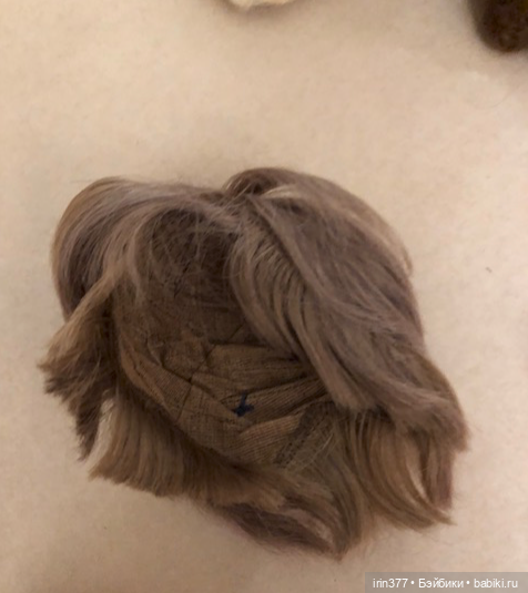 Парик для антикварной куклы, натуральные волосы (фото 2)