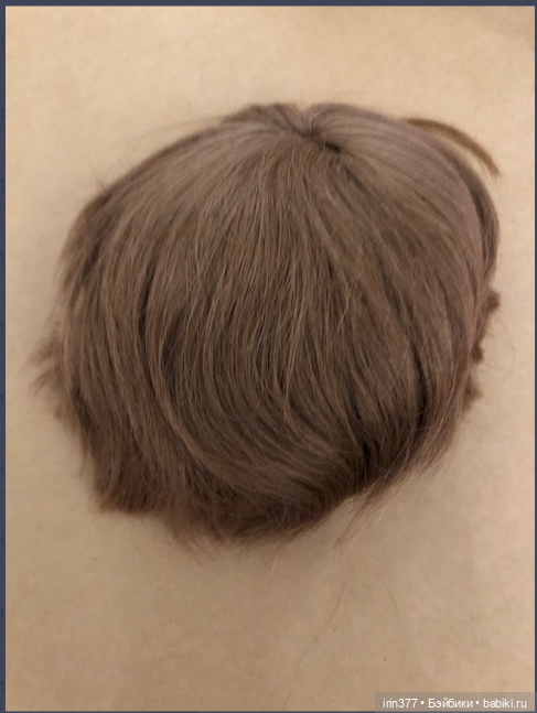 Парик для антикварной куклы, натуральные волосы (фото 3)