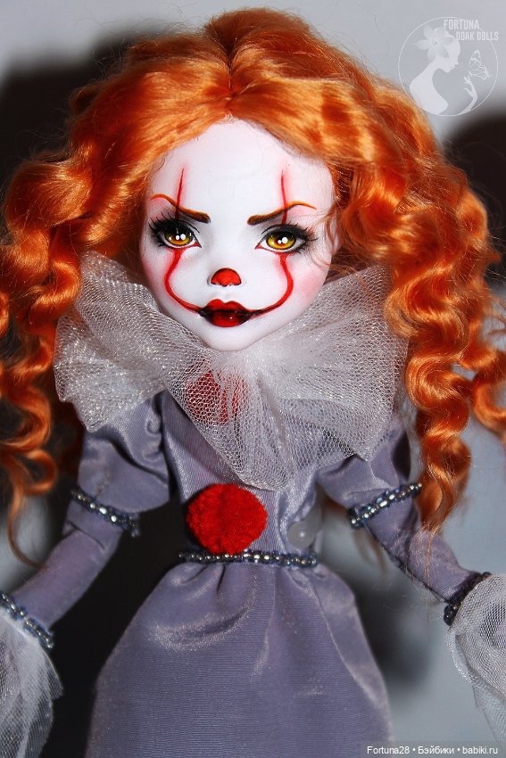 OOAK Monster High (Эвер афтер хай Монстер хай) Пеннивайз Оно Танцующий клоун (фото 7)