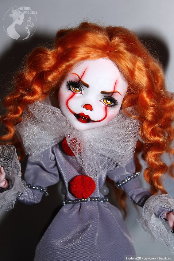 OOAK Monster High (Эвер афтер хай Монстер хай) Пеннивайз Оно Танцующий клоун (фото 4)
