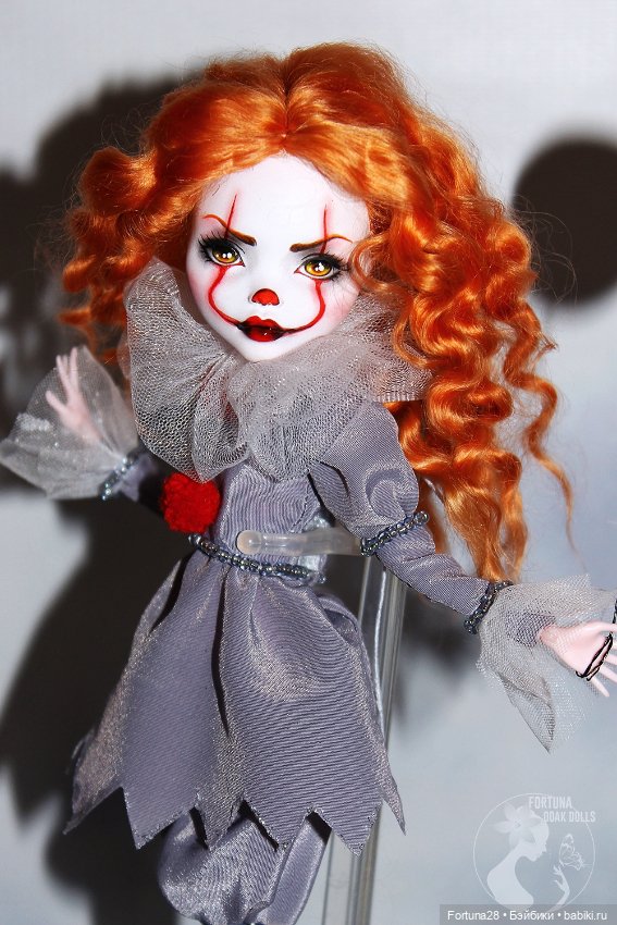 OOAK Monster High (Эвер афтер хай Монстер хай) Пеннивайз Оно Танцующий клоун (фото 3)