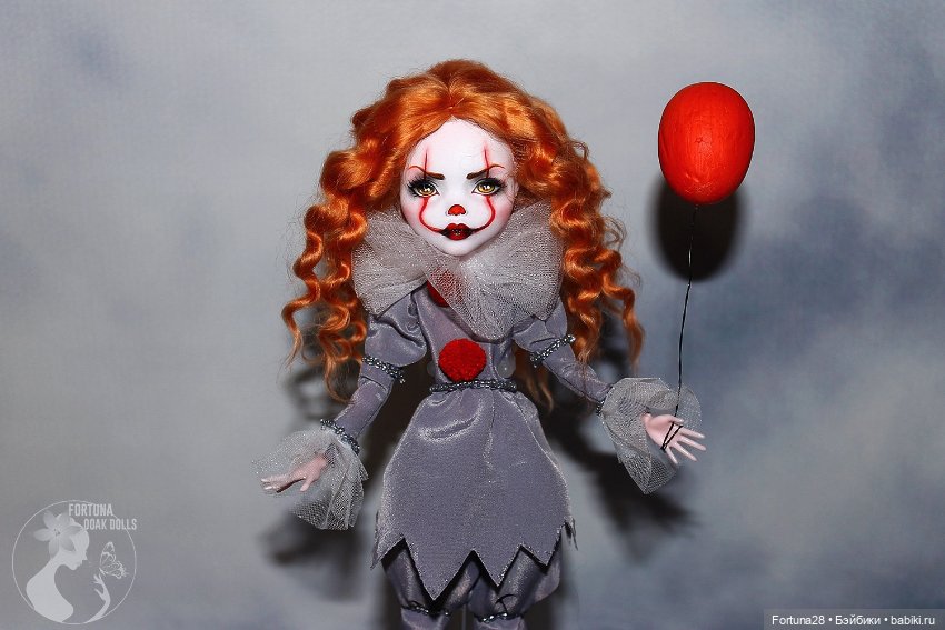 OOAK Monster High (Эвер афтер хай Монстер хай) Пеннивайз Оно Танцующий клоун (фото 9)