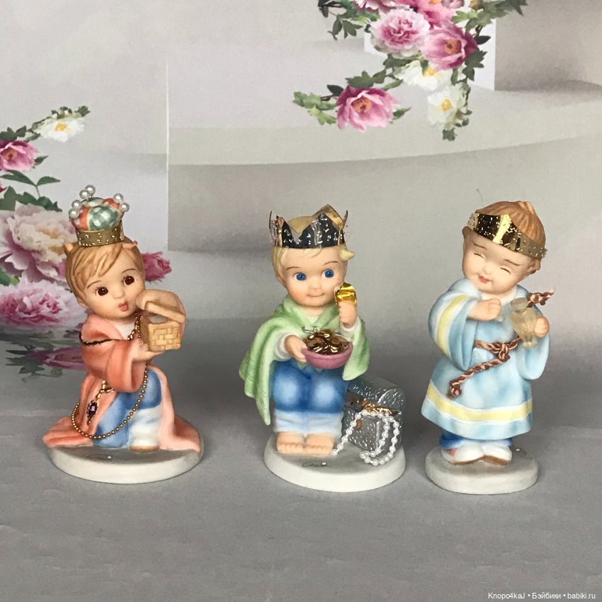 Ashton Drake Marie Osmond Little Miracles Королевские дары - персонажи Рождественского вертепа (фото 2)