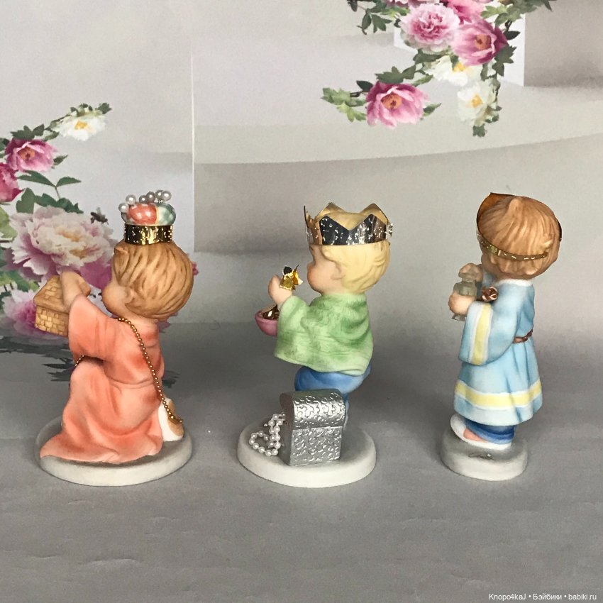 Ashton Drake Marie Osmond Little Miracles Королевские дары - персонажи Рождественского вертепа (фото 10)