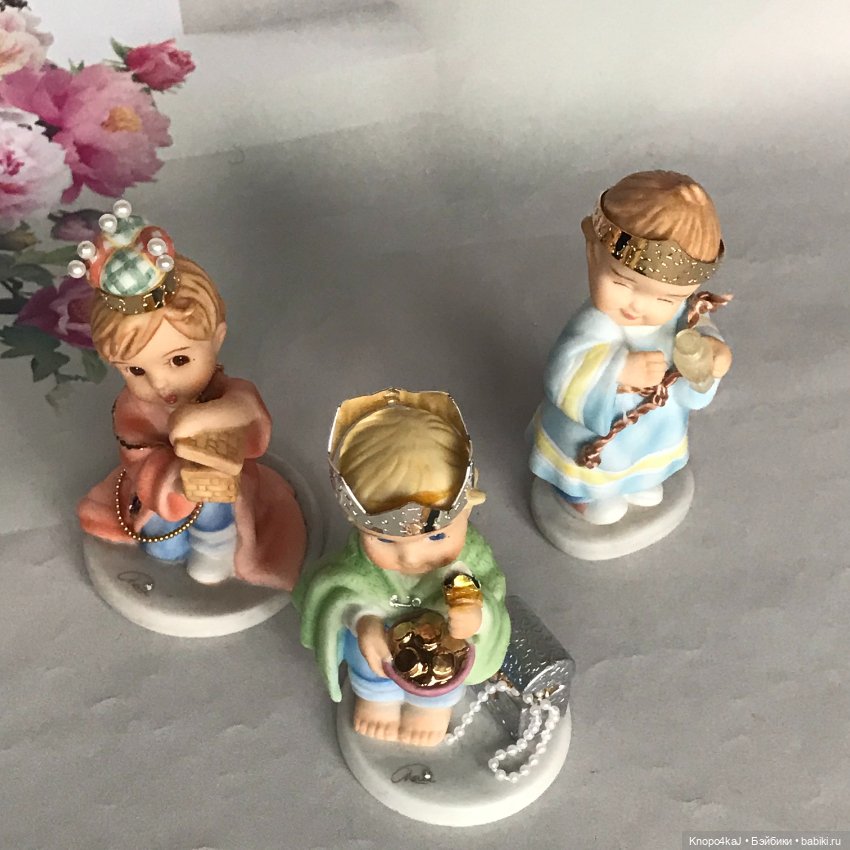 Ashton Drake Marie Osmond Little Miracles Королевские дары - персонажи Рождественского вертепа