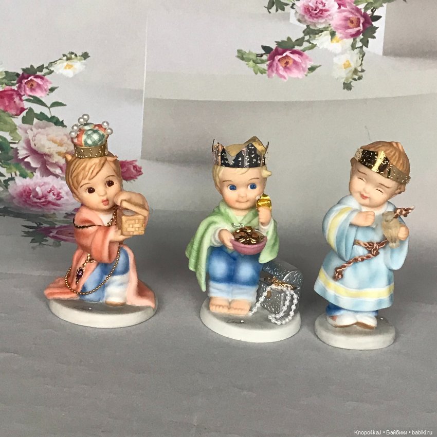 Ashton Drake Marie Osmond Little Miracles Королевские дары - персонажи Рождественского вертепа