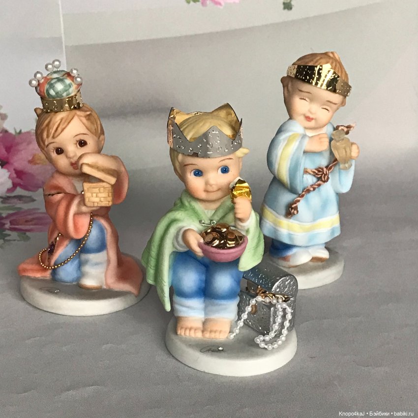 Ashton Drake Marie Osmond Little Miracles Королевские дары - персонажи Рождественского вертепа