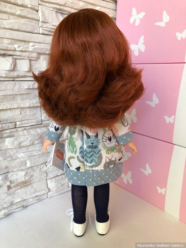 Кристи с кошками, каштановые волосы, серые глаза, от Паола Рейна(Paola Reina) (фото 5)