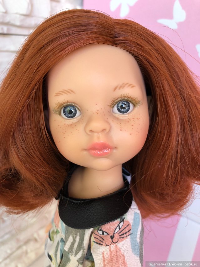 Кристи с кошками, каштановые волосы, серые глаза, от Паола Рейна(Paola Reina) (фото 8)