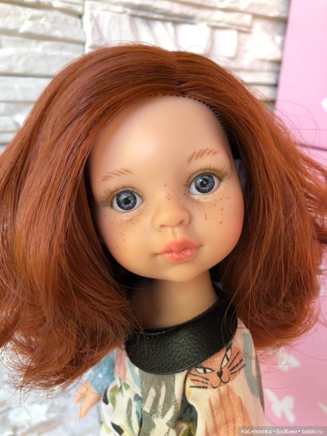 Кристи с кошками, каштановые волосы, серые глаза, от Паола Рейна(Paola Reina) (фото 10)