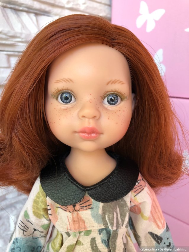 Кристи с кошками, каштановые волосы, серые глаза, от Паола Рейна(Paola Reina) (фото 3)