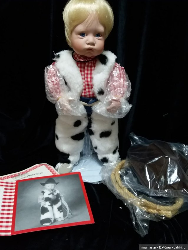 Винтажный голубоглазый Ковбой от Julie Good-Kruger