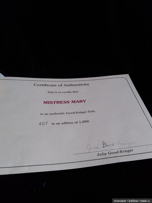 Mistress Mary от Julie Good Kruger (фото 5)