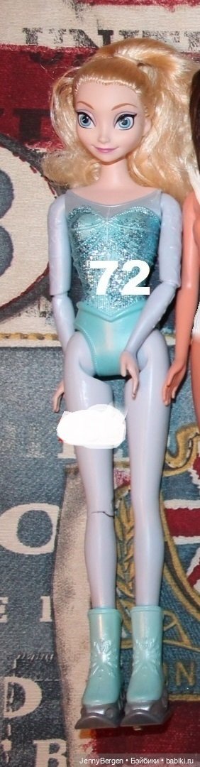 Кукла Эльза Холодное сердце на коньках от маттел, 2013 год (фото 9)
