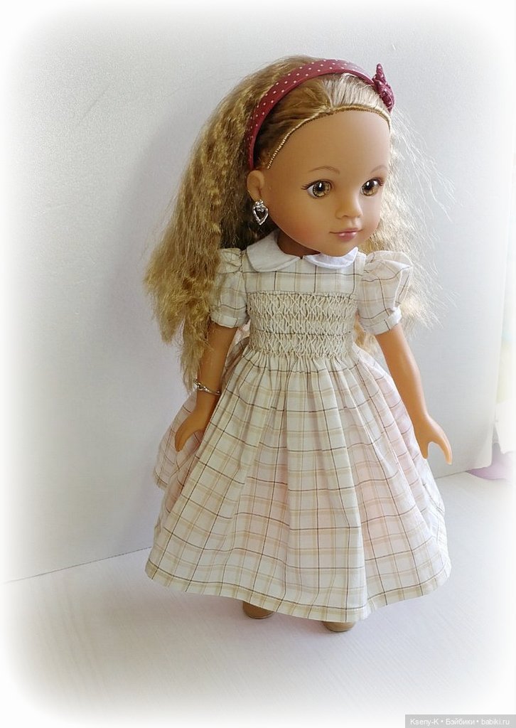 PDF. Платье с буфами для Fashion Friends Ruby Red, Minouche, Maru mimi pal и др. кукол (фото 7)