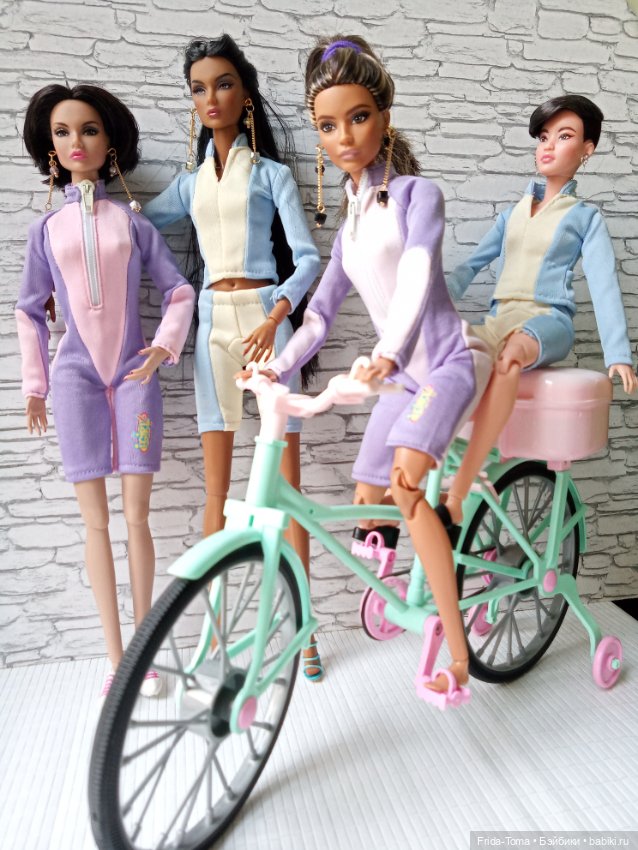 Спортивный костюм велосипед комбинезон для Барби Поппи ИТ