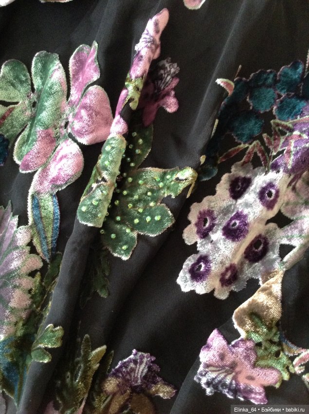Шикарная ткань, бархат на шелке в изделии. Для пошива куклам и не только. Снижена цена (фото 4)