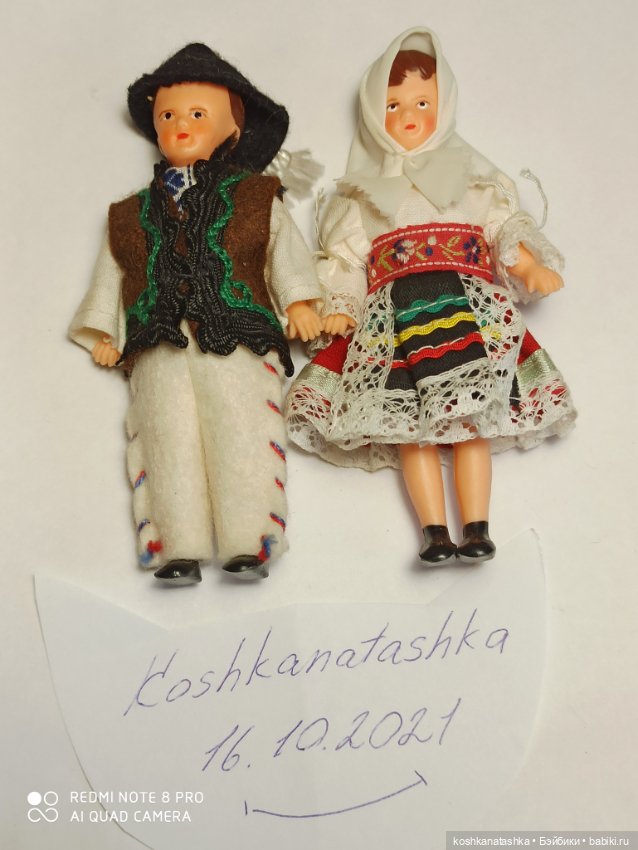 Мини-куколки ARI в национальных костюмах (фото 9)