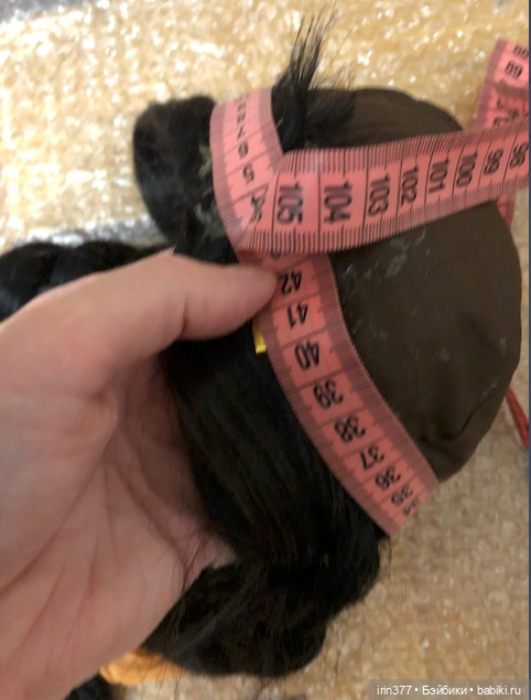Парик для антикварной куклы (фото 5)