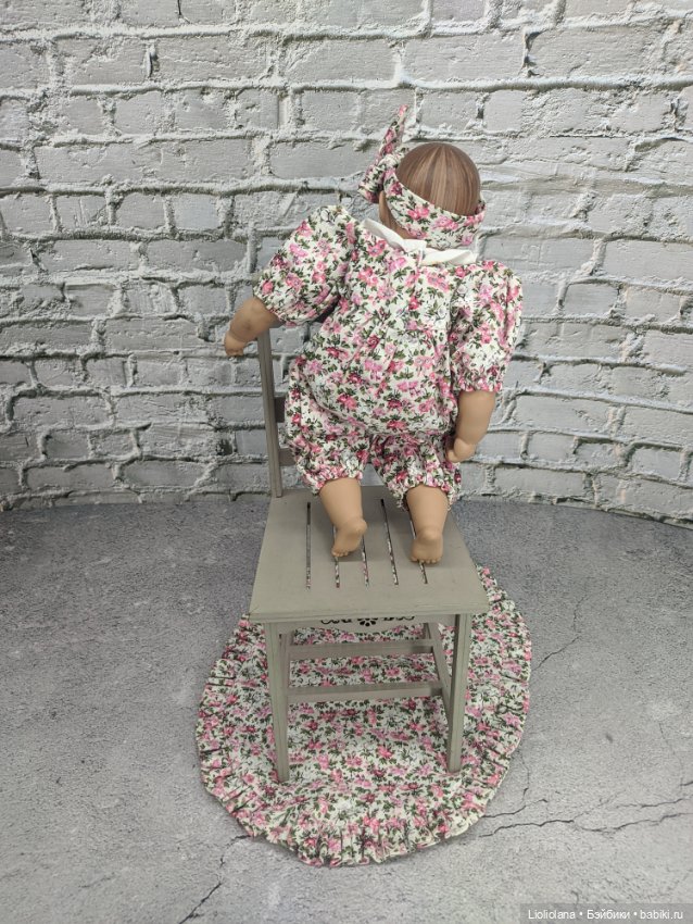 Малышка со слоником от Heidi Ott. 22 см (фото 10)