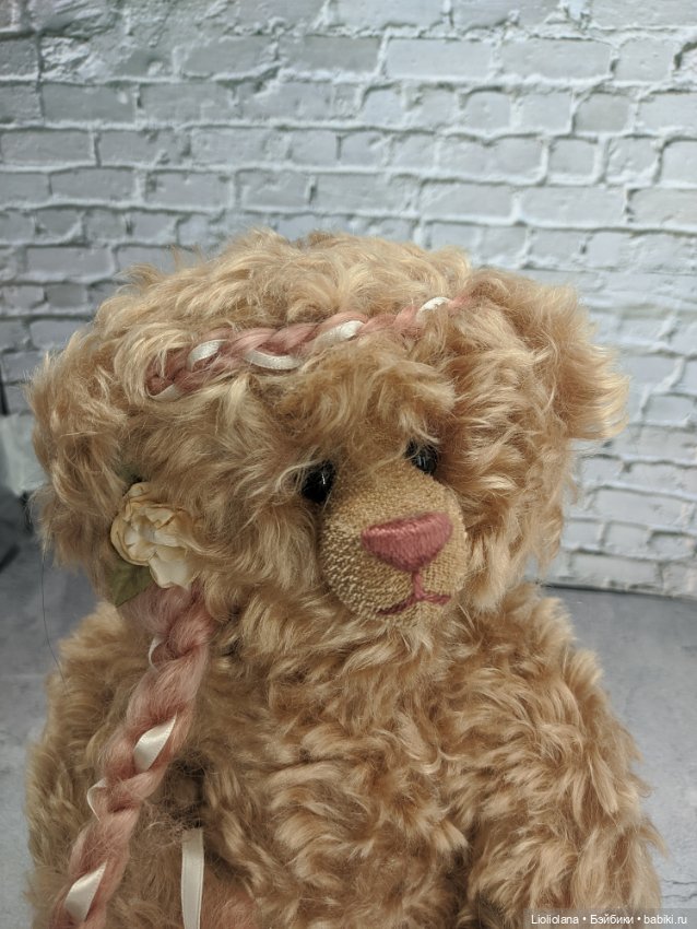 Винтажный мишка Рапунцель. США. 1994 год (фото 7)