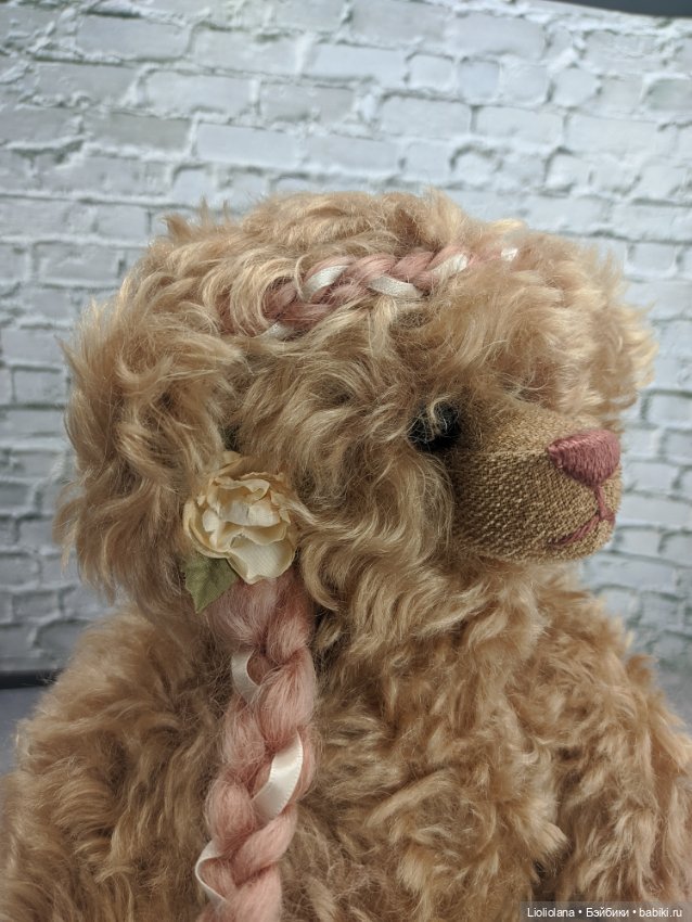 Винтажный мишка Рапунцель. США. 1994 год (фото 8)