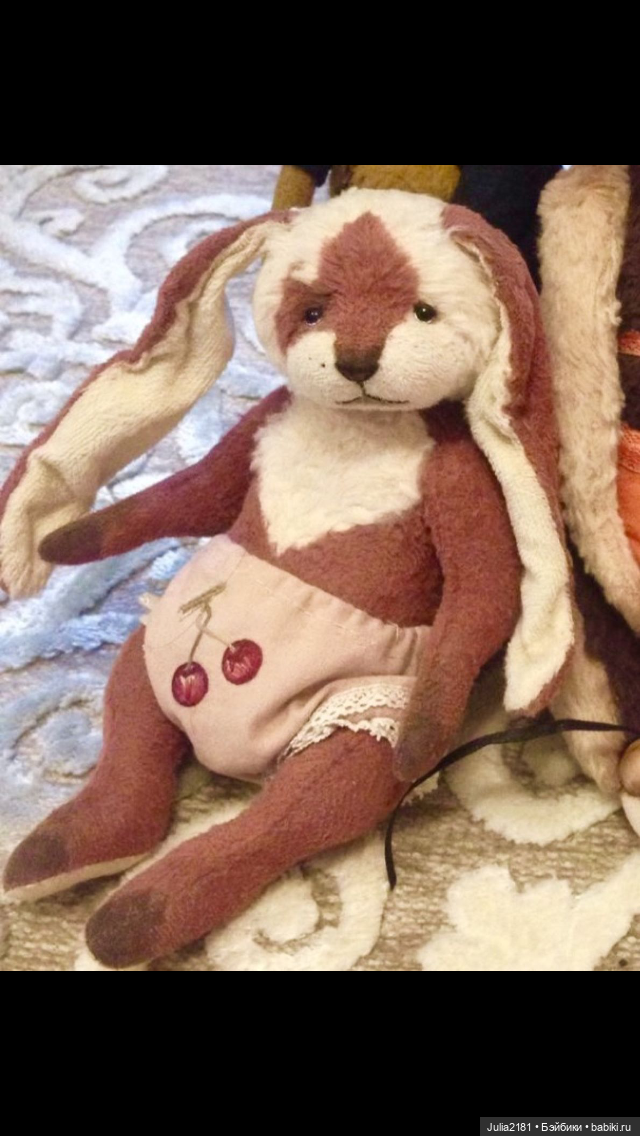 Коллекционная игрушка,Тедди Зайка (фото 2)