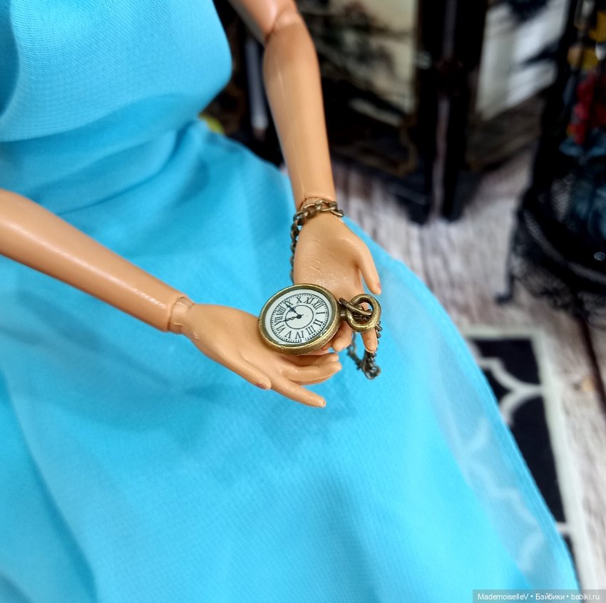 Часы карманные на цепочке мини (фото 3)