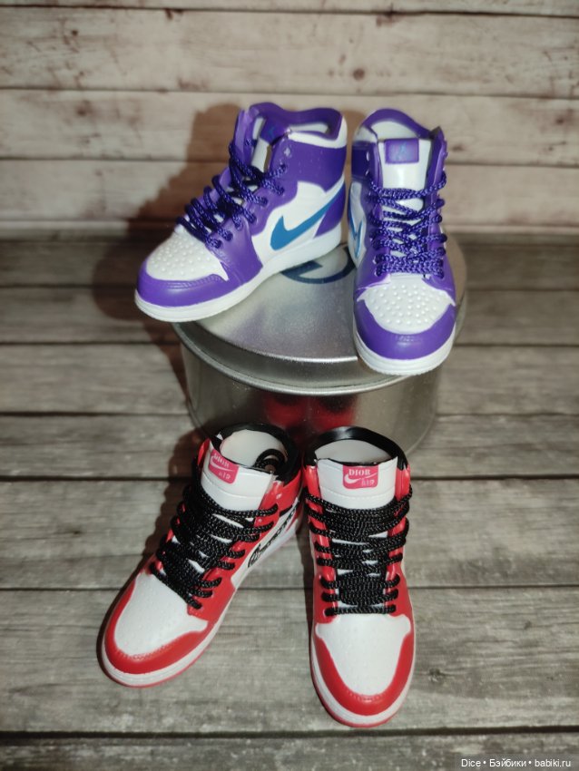 Кроссовки Nike для экшенов, БЖД, phicen, Integrity, action figures 1/6(2) (фото 6)