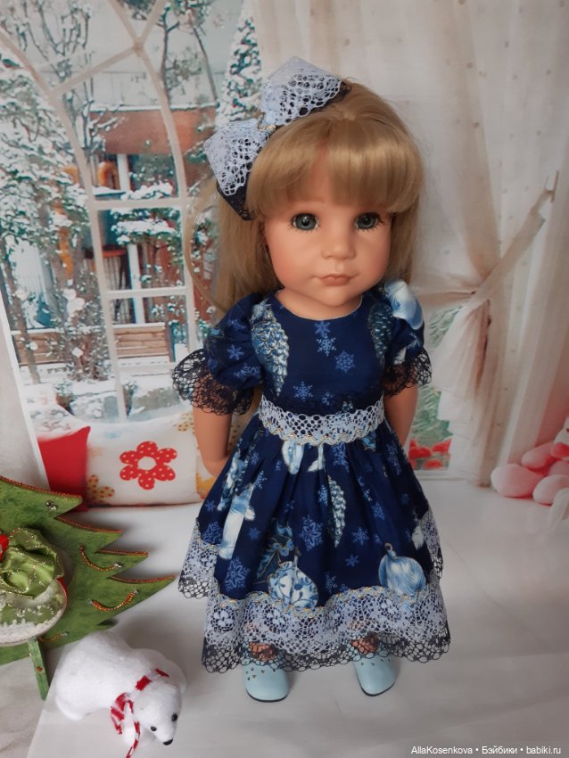 Нарядное патье для Gotz — Одежда для кукол (фото 7)