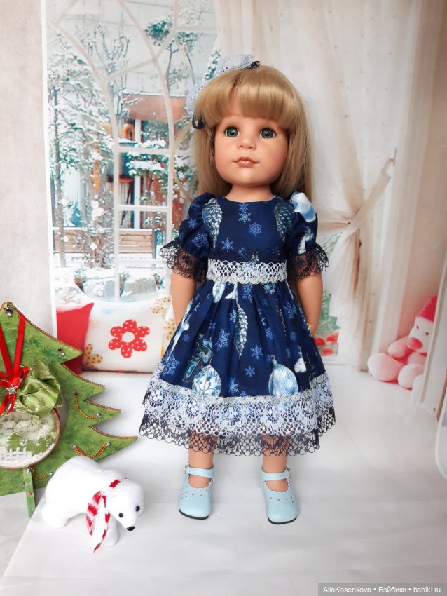 Нарядное патье для Gotz — Одежда для кукол (фото 8)