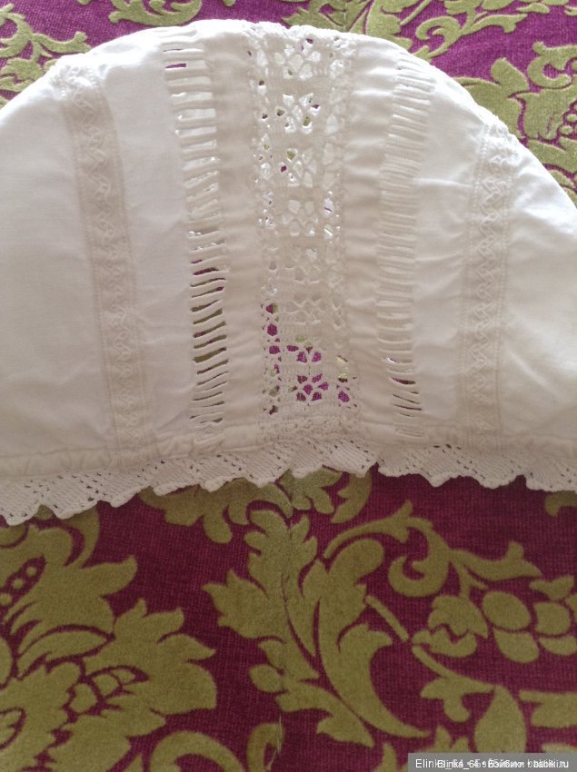 Старинный чепец для антикварных или винтажных красавиц (фото 2)