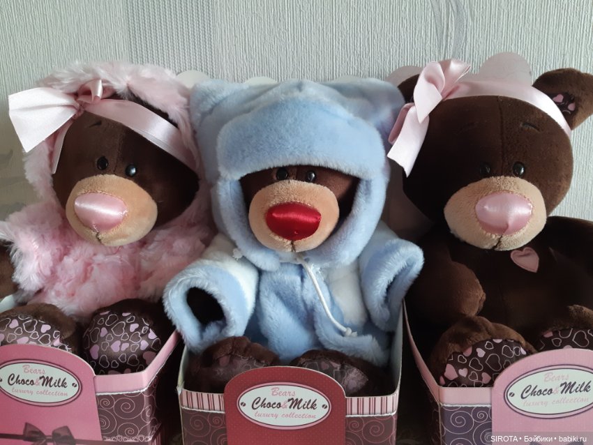 Плюшевые мишки Choco&Milk │ Bears Choco&Milk