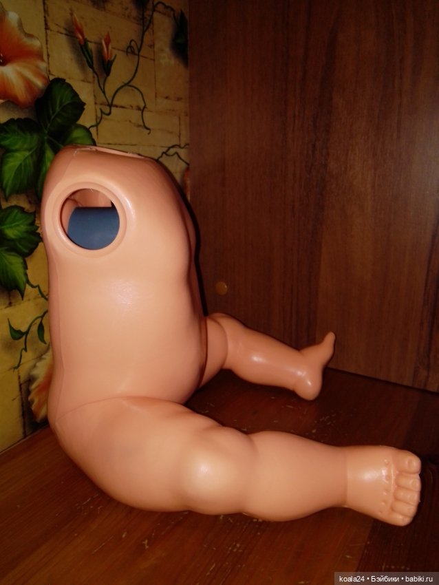 Кукла, пупс ГДР. НОГИ и ТУЛОВИЩЕ, запчасти (фото 4)