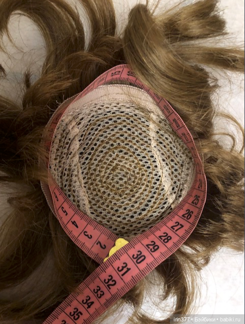 Парик для куклы натуральные волосы (фото 6)