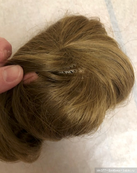 Парик для куклы натуральные волосы (фото 4)